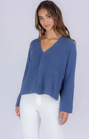 Loose Fit Textured Knit Cardigan (SKN340)