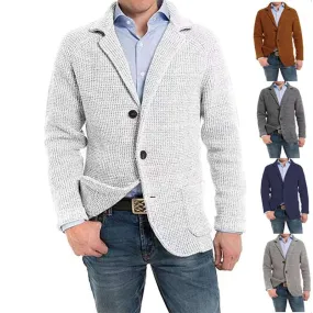 Men's Casual Knitted Cardigan Sweater