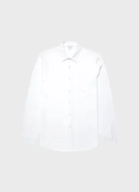 Men's Piqué Shirt in White