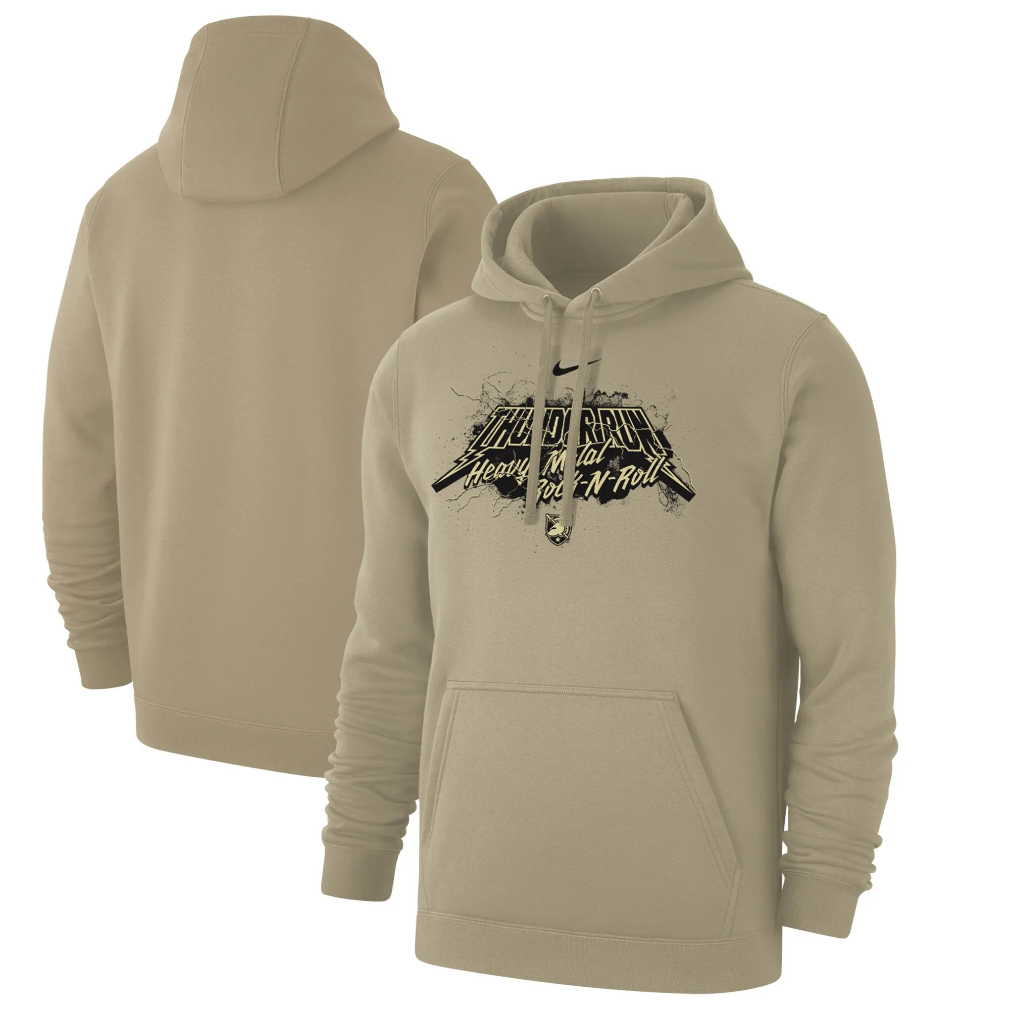 Nike Army Black Knights Gold 2023 Rivalry Collection Heavy Metal Club Fleece Pullover Hoodie