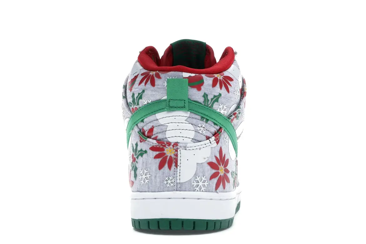 Nike Dunk SB High Concepts Ugly Christmas Sweater Grey