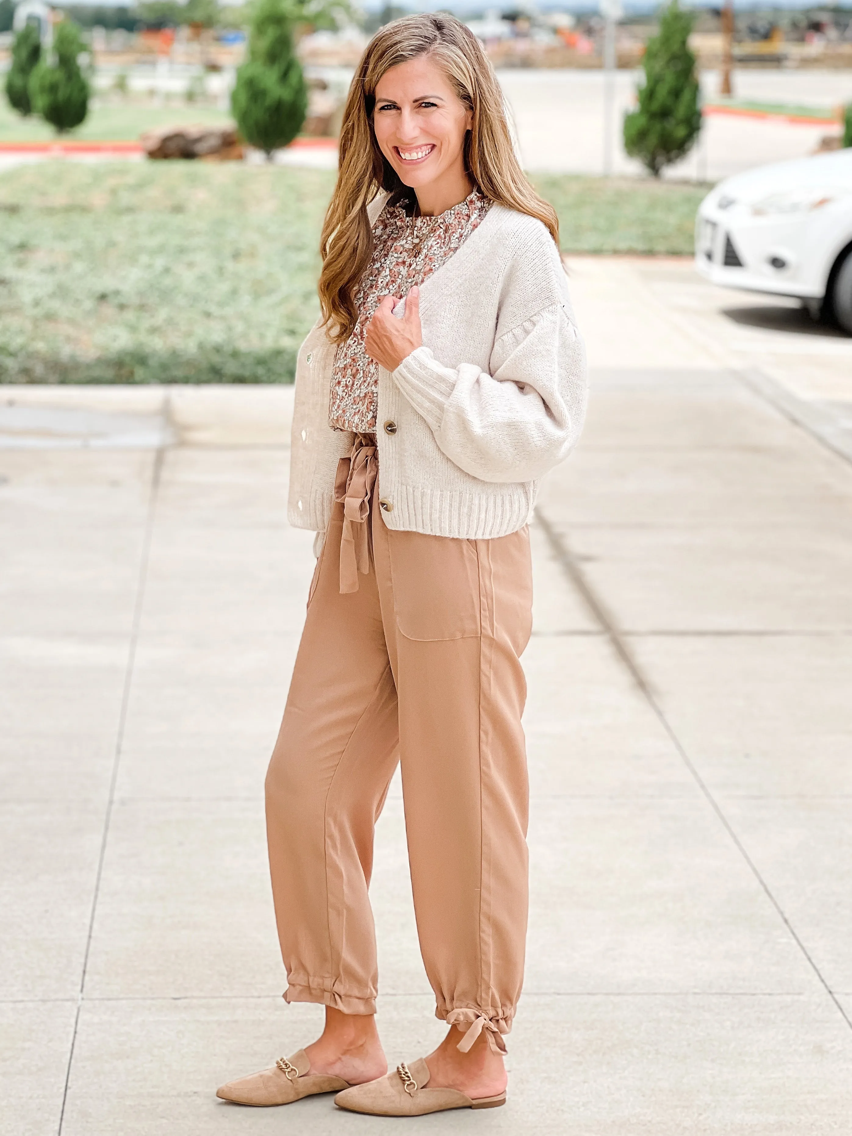 Oatmeal Knit Cardigan