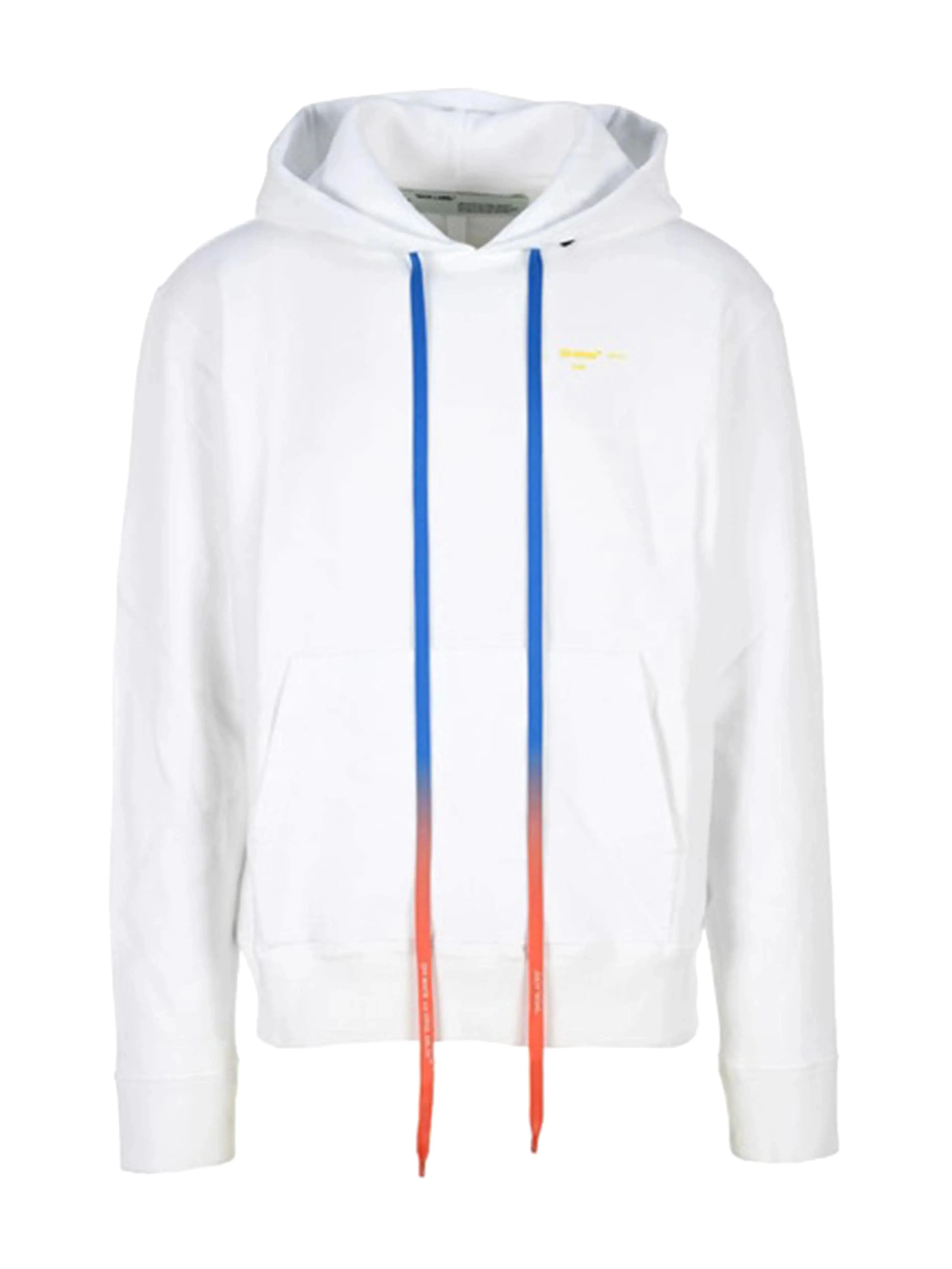 OFF-WHITE Acrylic Arrows Slim Fit Hoodie White/Yellow