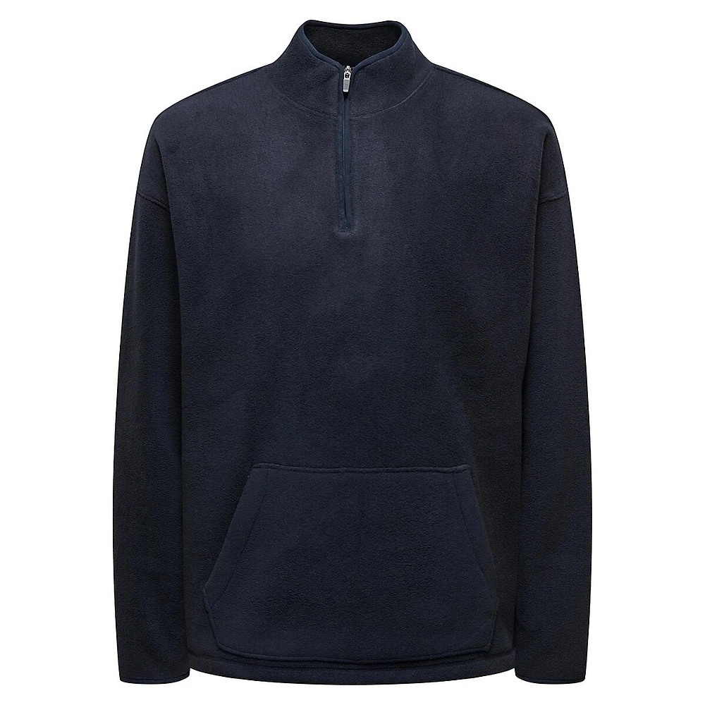 Only & Sons Eros Quarter-Zip Fleece Pullover