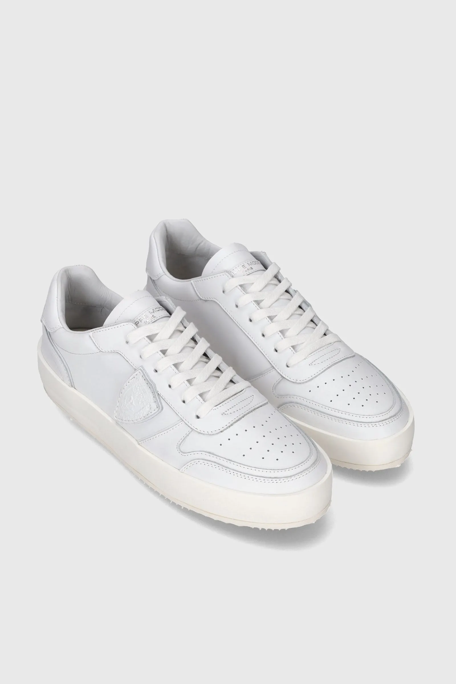 Philippe Model Sneaker Nice Veau Pelle Bianco