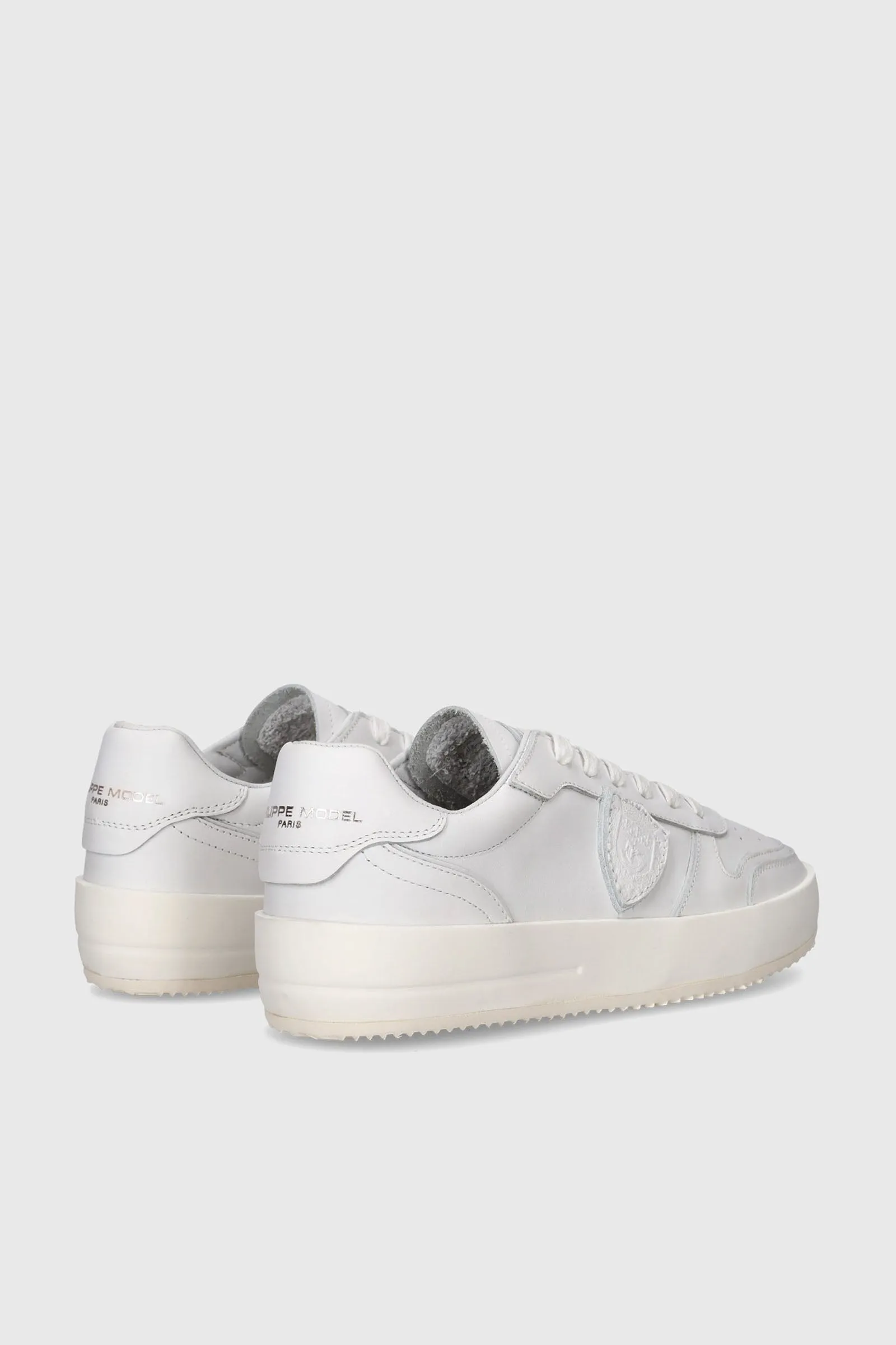 Philippe Model Sneaker Nice Veau Pelle Bianco