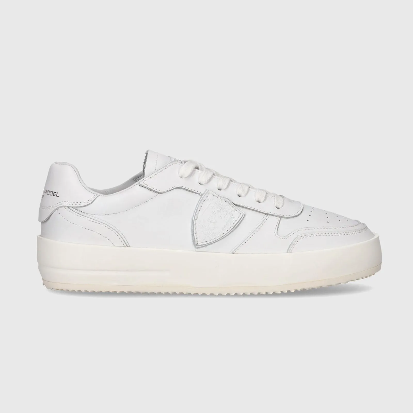 Philippe Model Sneaker Nice Veau Pelle Bianco