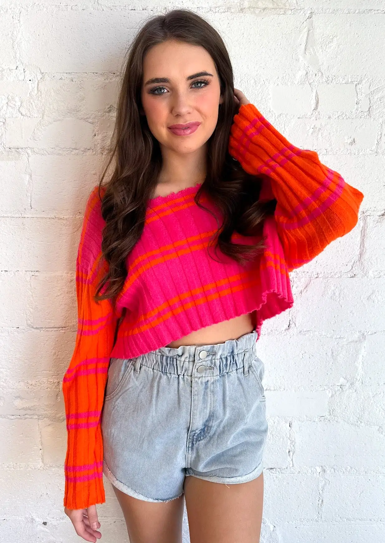 Pop Stripe Sweater