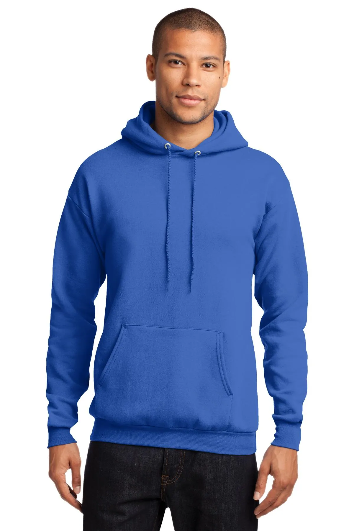 Port & Company Men's Core Fleece Pullover Hooded Sweatshirt. PC78H 1 of 4