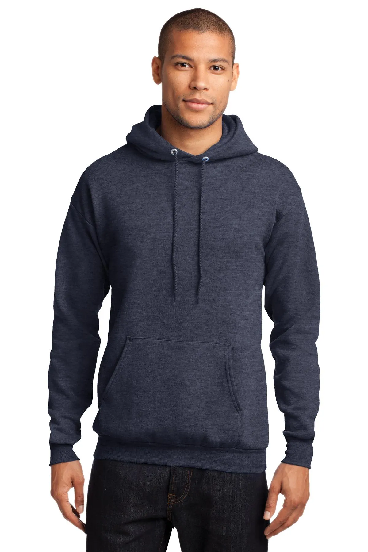 Port & Company Men's Core Fleece Pullover Hooded Sweatshirt. PC78H 1 of 4