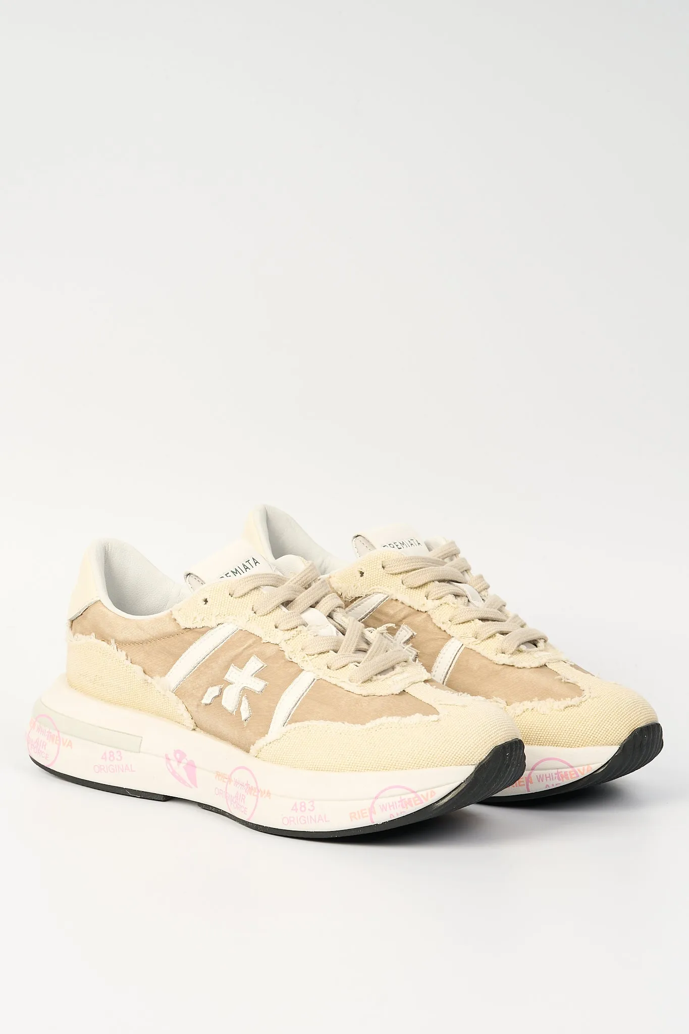 Premiata Sneaker Cassie Beige Donna