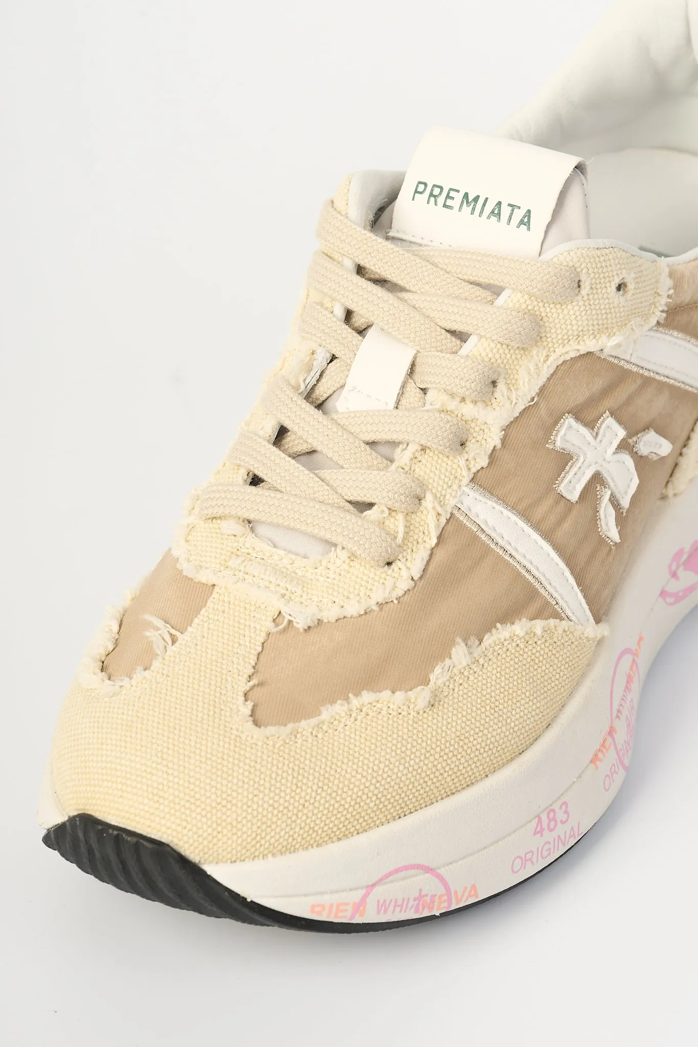 Premiata Sneaker Cassie Beige Donna