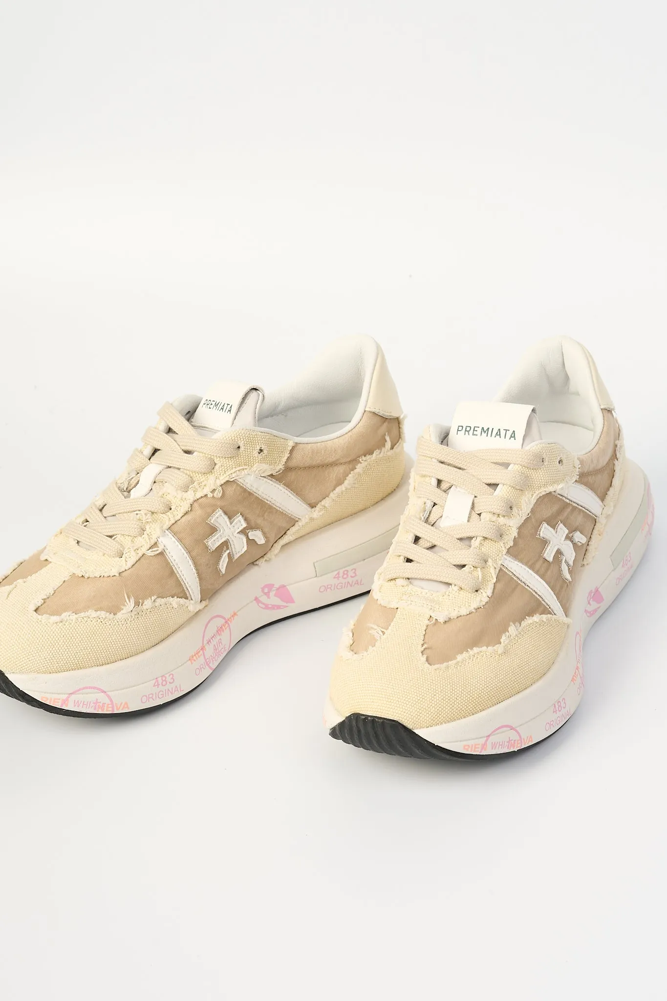 Premiata Sneaker Cassie Beige Donna