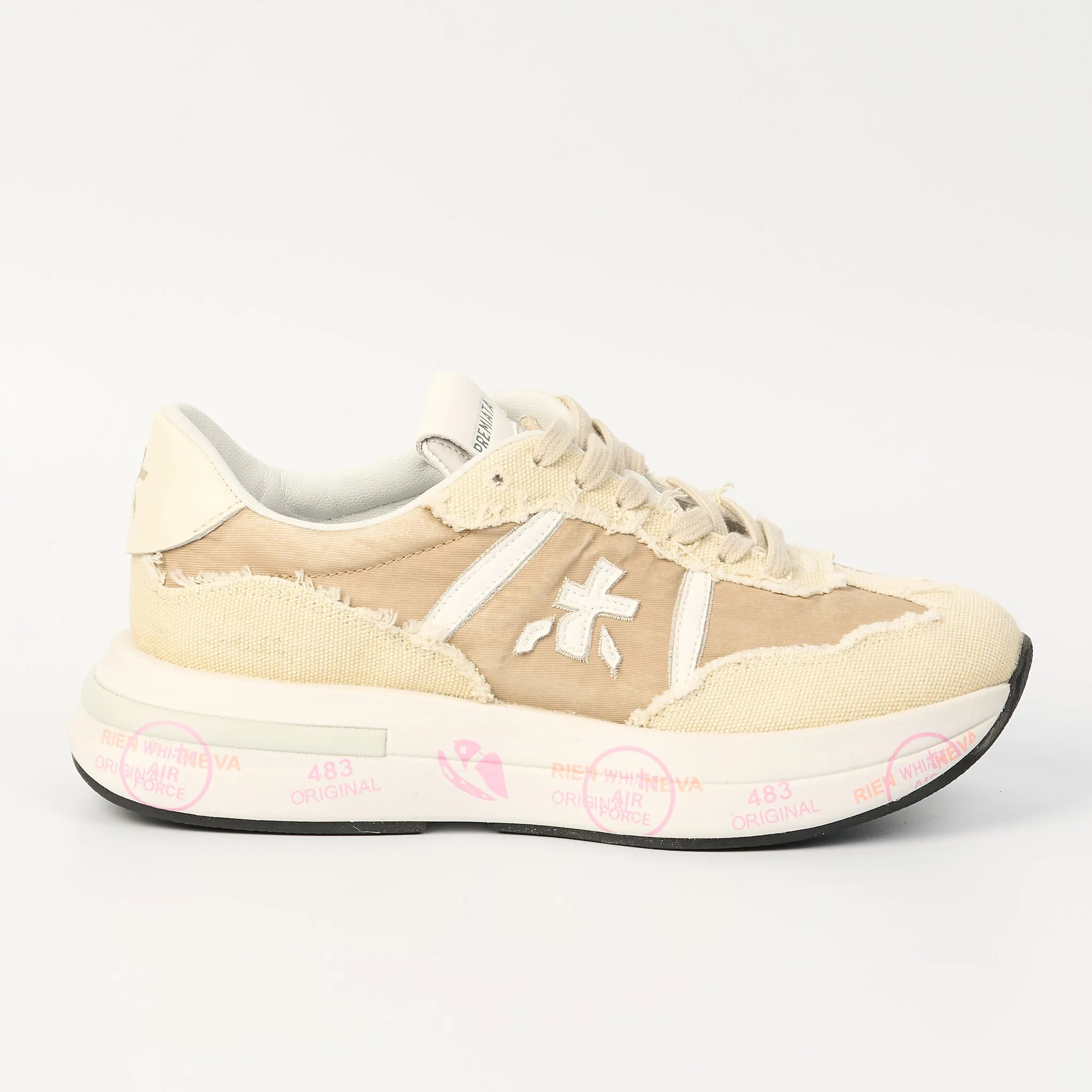 Premiata Sneaker Cassie Beige Donna