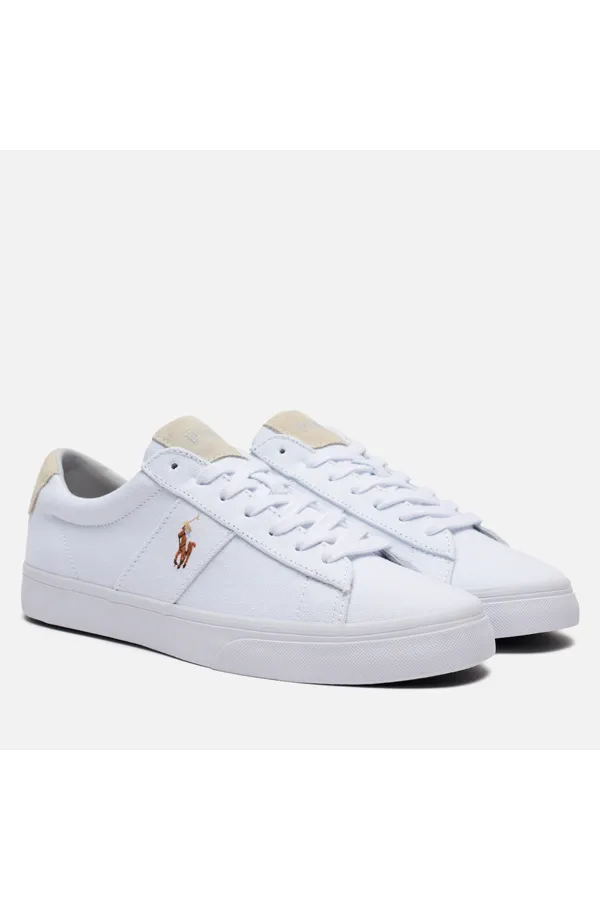 Ralph Lauren Canvas Sneaker White