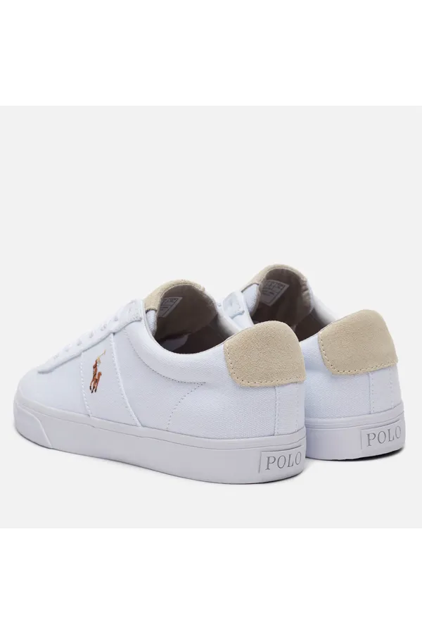 Ralph Lauren Canvas Sneaker White