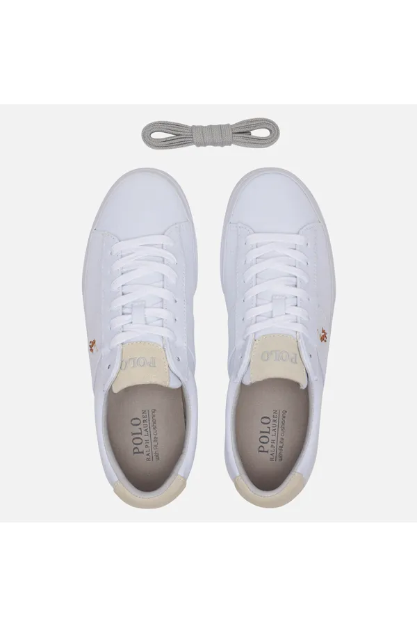 Ralph Lauren Canvas Sneaker White