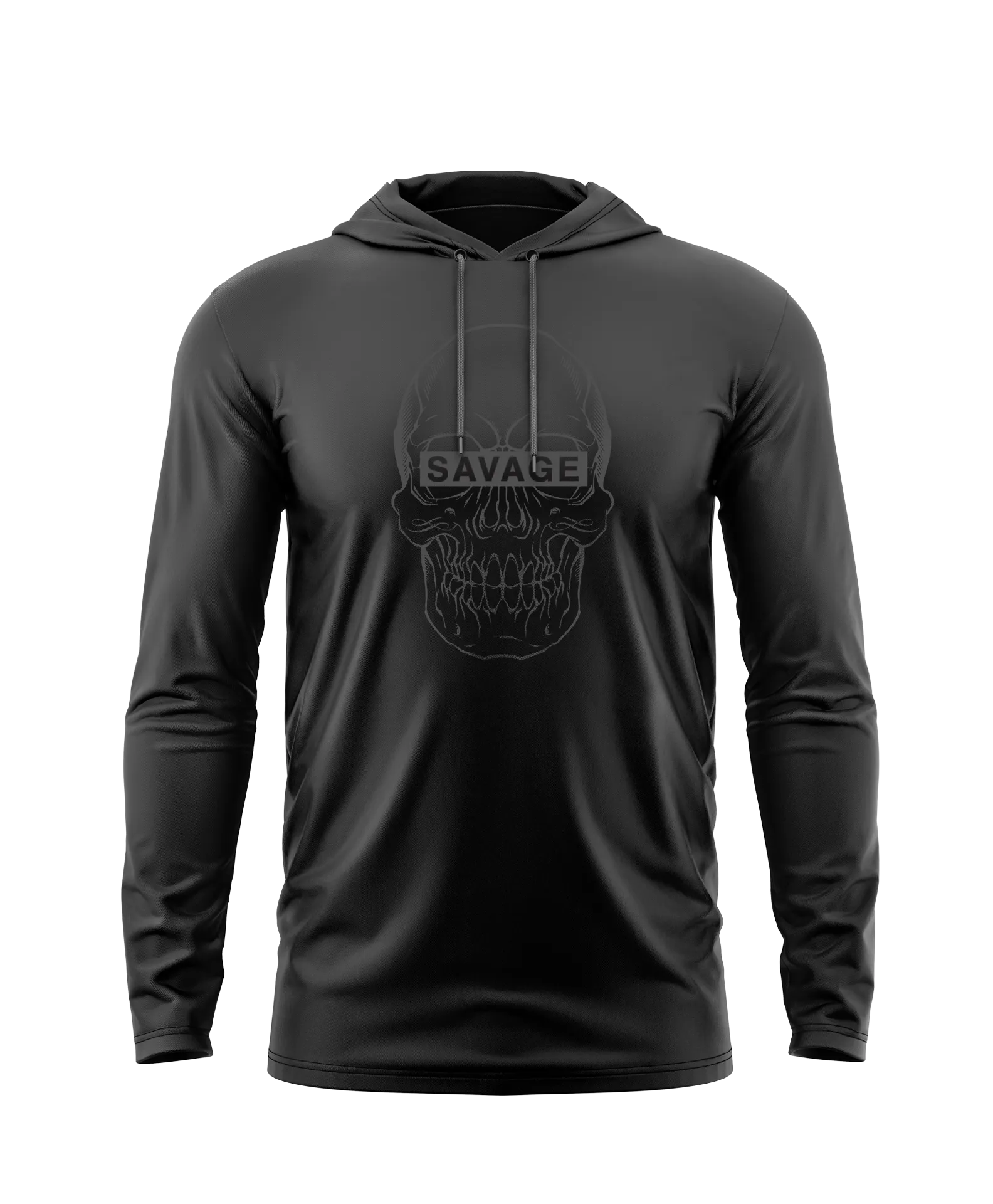 Savage Skull Black Collection Athletic Hoodie