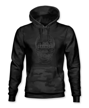 Savage Skull Black Collection Camo Hoodie