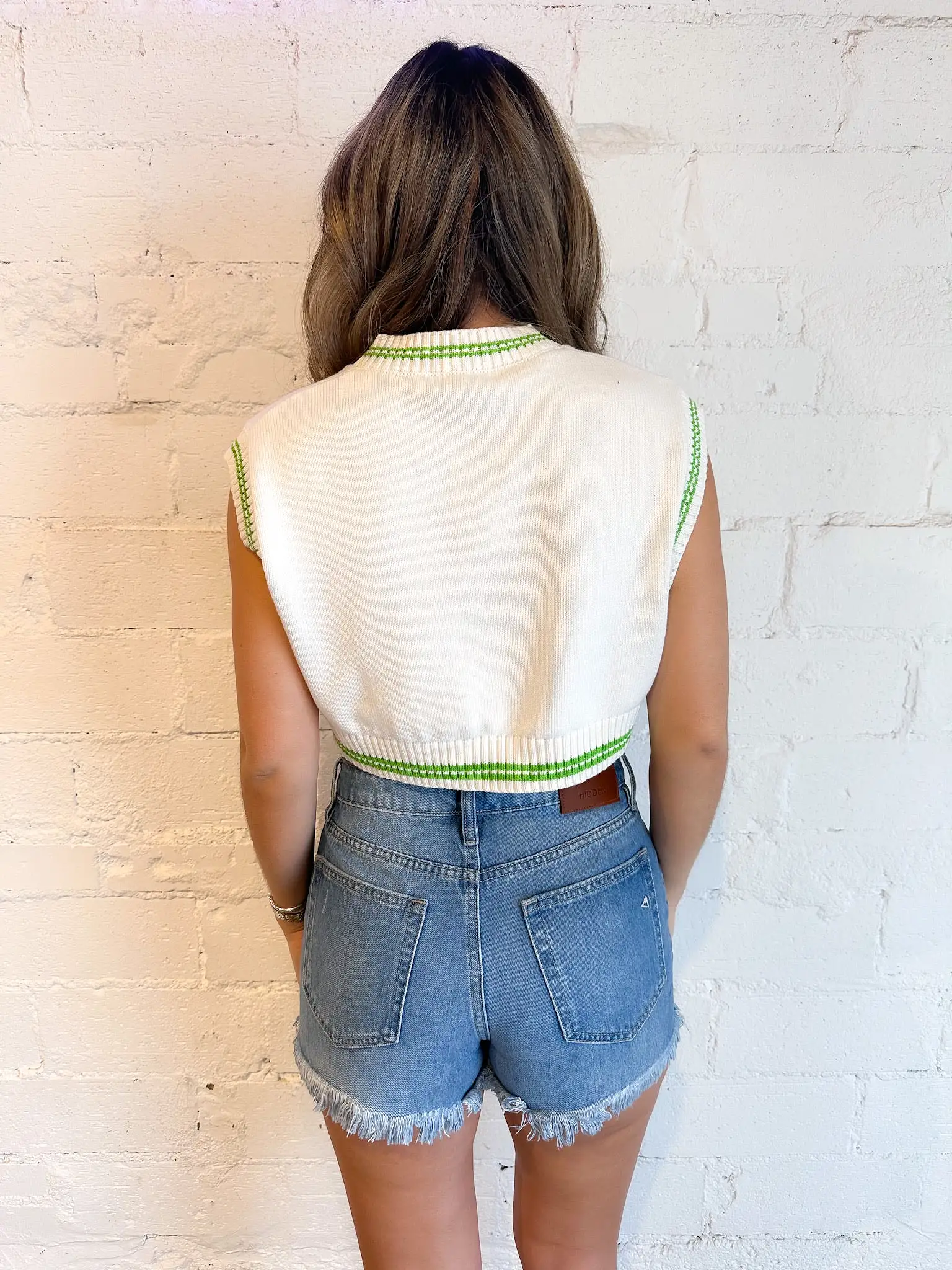 Spring Greens Sweater Vest