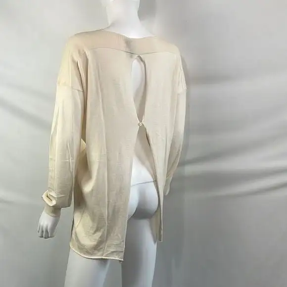 StellaMccartney Cream Open Back Sweater