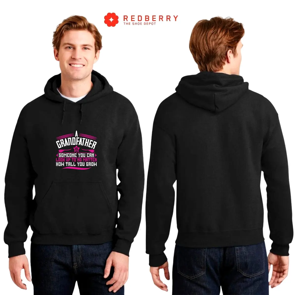 Sudadera Hombre  Hoodie Abuelo Papá Padre Hijo Hija 005