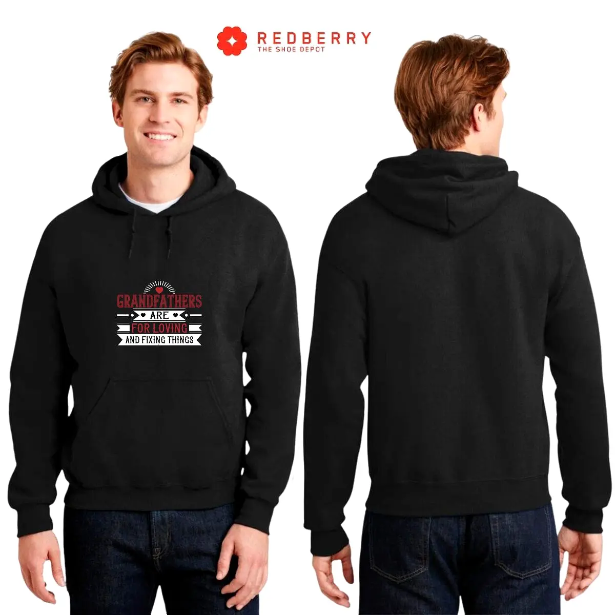 Sudadera Hombre  Hoodie Abuelo Papá Padre Hijo Hija 009