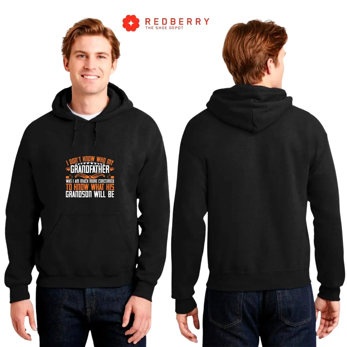 Sudadera Hombre  Hoodie Abuelo Papá Padre Hijo Hija 028