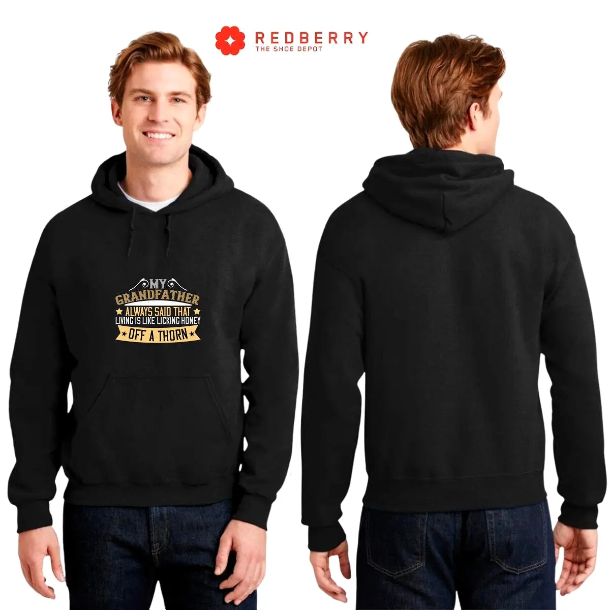 Sudadera Hombre  Hoodie Abuelo Papá Padre Hijo Hija 033