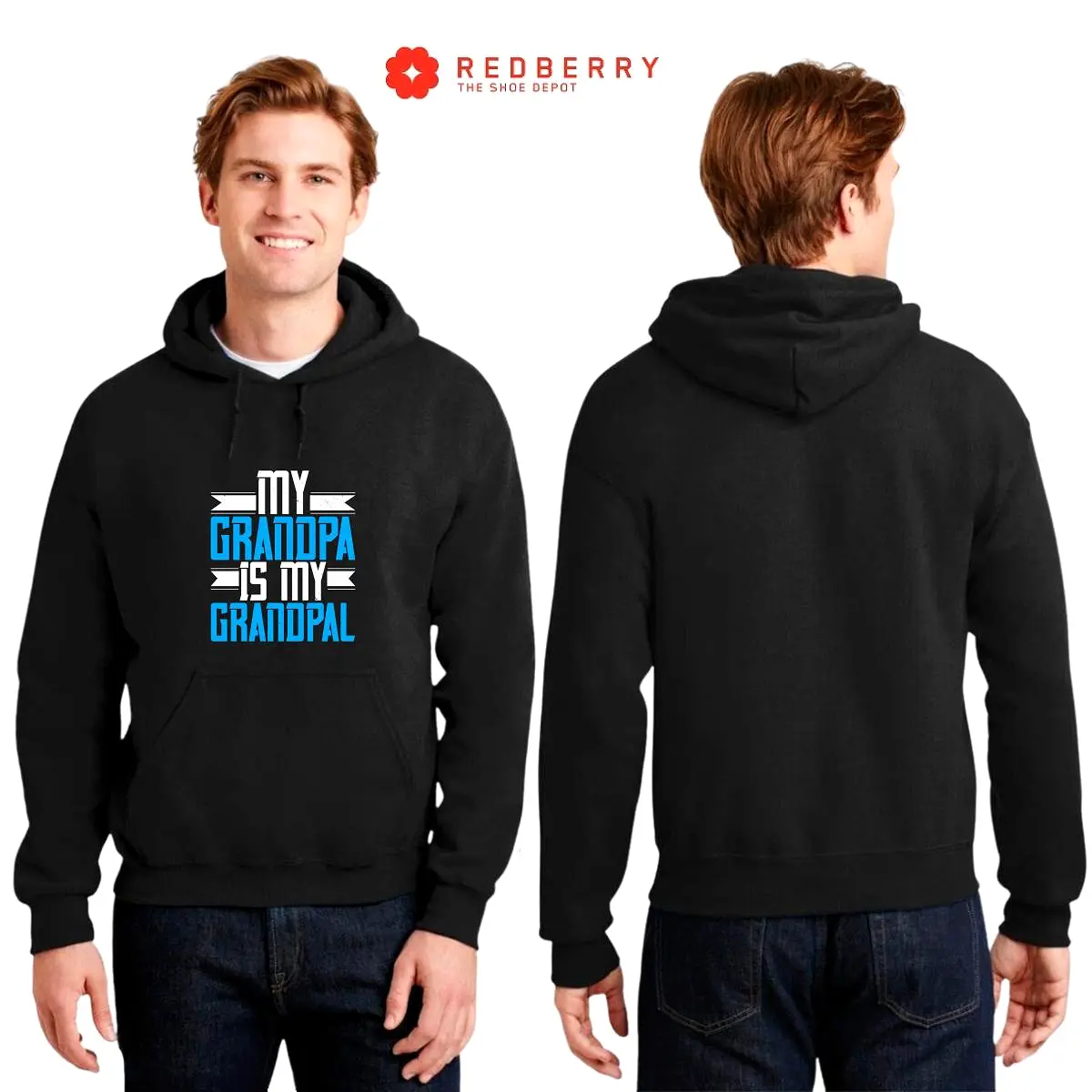 Sudadera Hombre  Hoodie Abuelo Papá Padre Hijo Hija 036