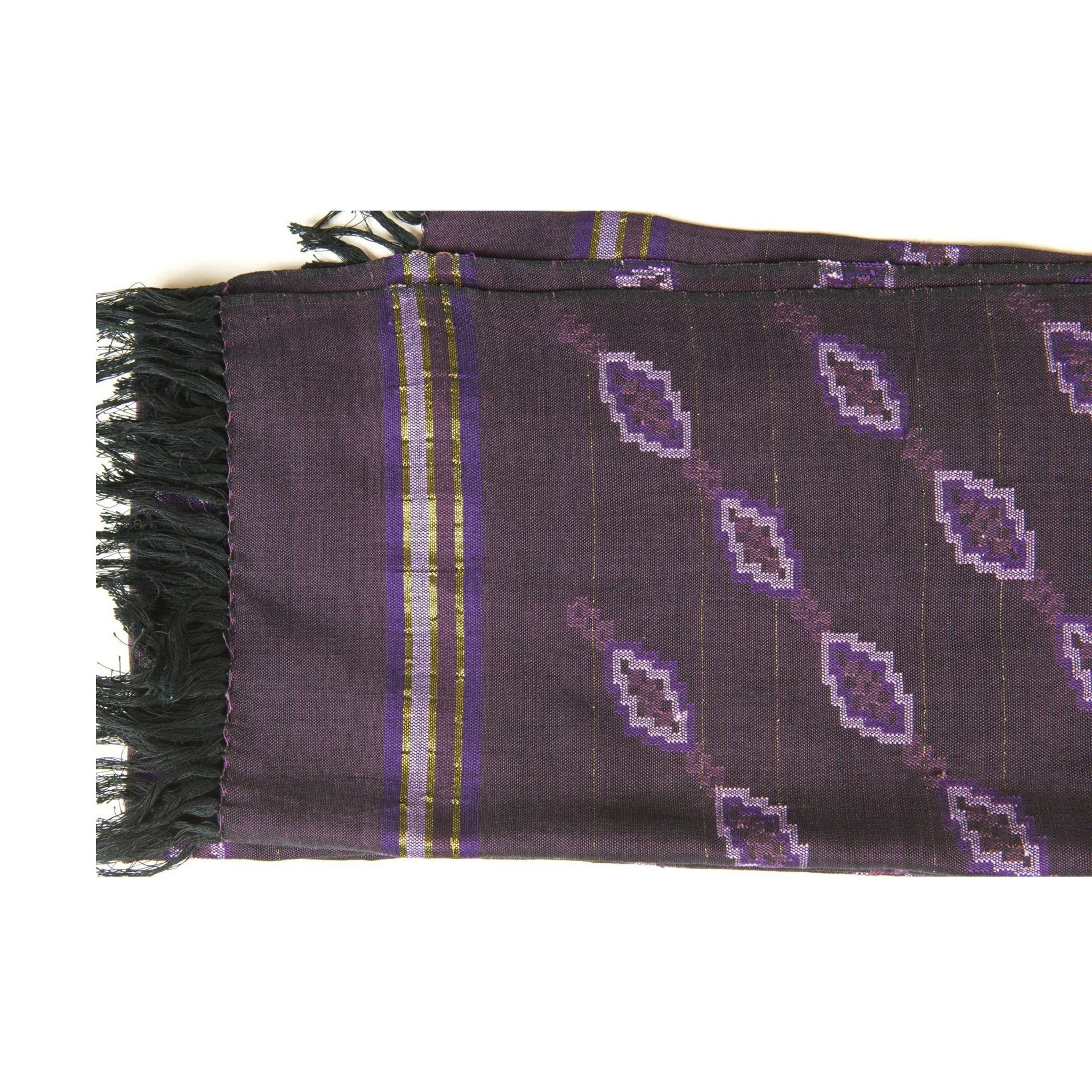 Summer Plum Dhaka Scarf