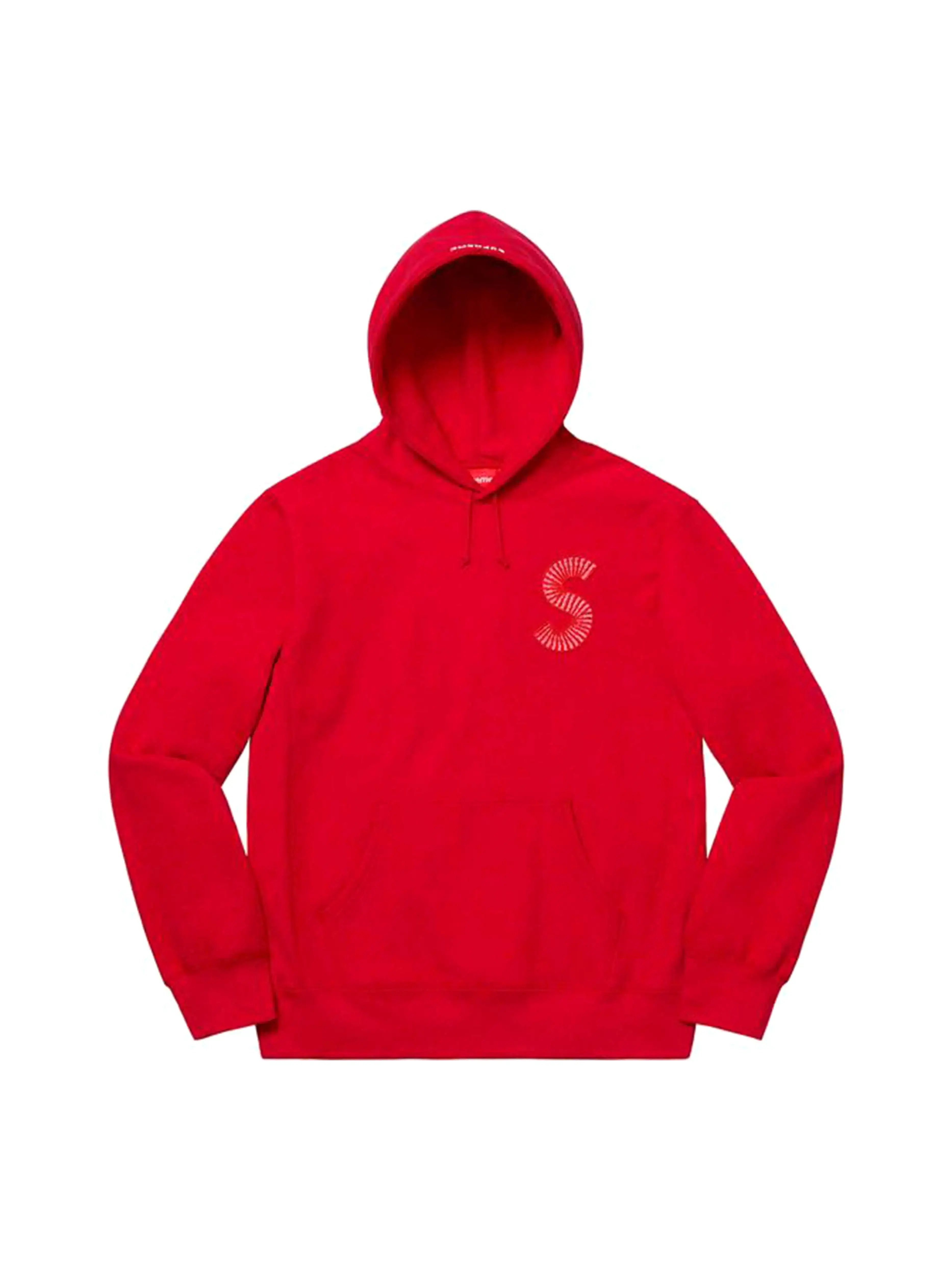 Supreme S Logo Hooded Sweatshirt (FW20) Red