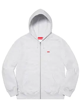 Supreme Small Box Zip Up Hoodie Ash Grey [SS21]