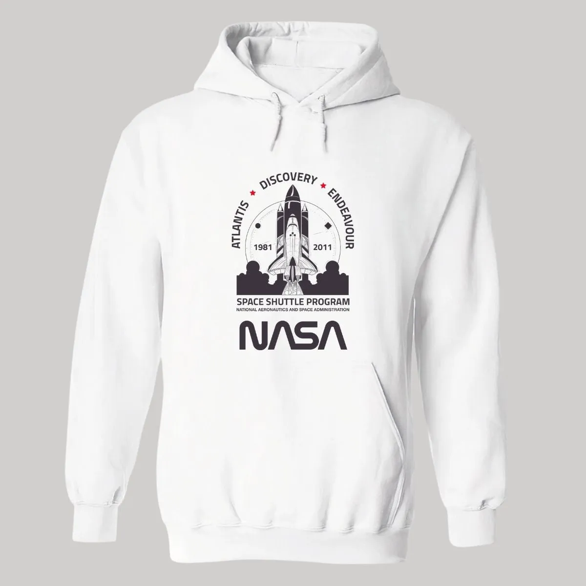 Sweater Suéter Hombre Hoodie Nasa Cohete