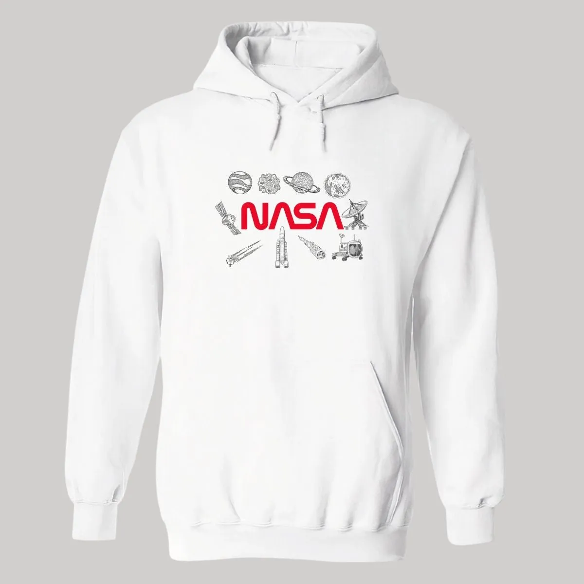 Sweater Suéter Hombre Hoodie Nasa Espacio