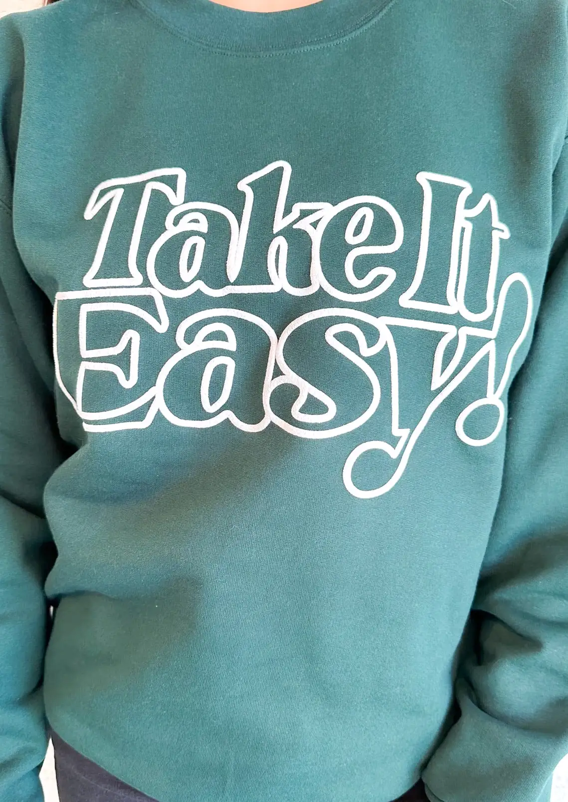 Take It Easy Puff Sweatshirt