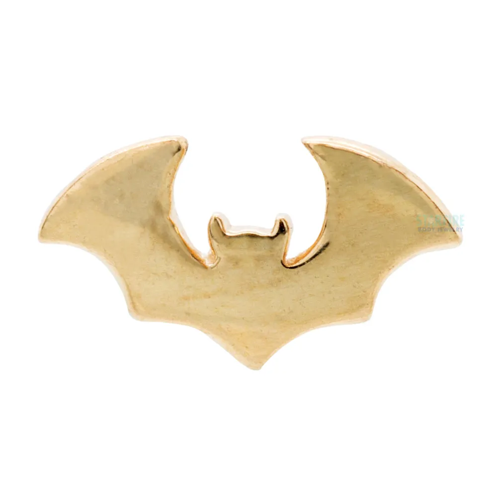 threadless: Bat Pin in Gold