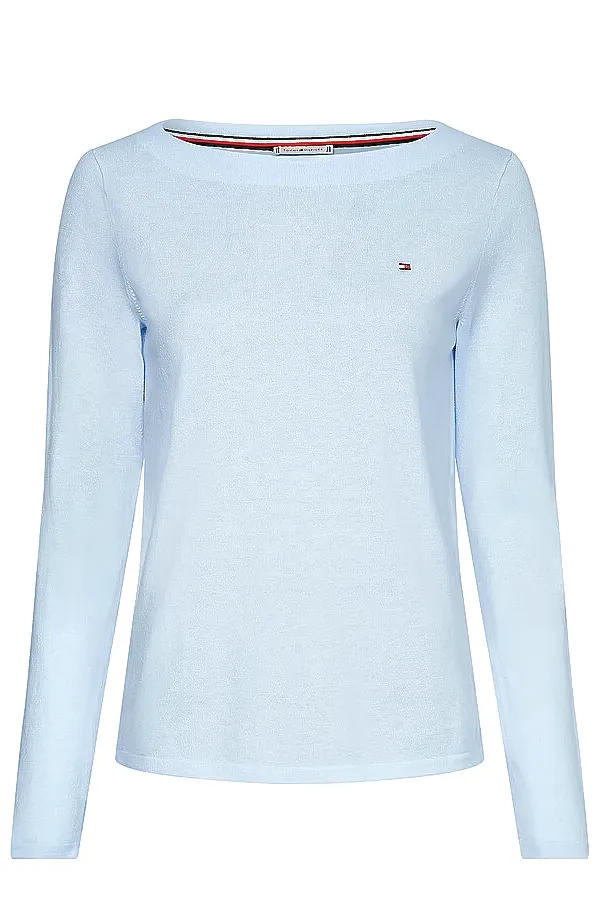 Tommy Hilfiger Women Knit Jumper Soft Blue