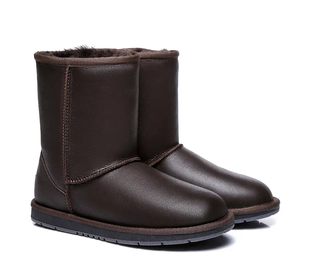 UGG Australian Shepherd Australia Premium Sheepskin Unisex Short Classic Nappa Water Resistant Boots