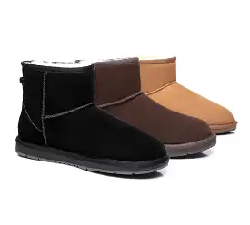 UGG Australian Shepherd Australian Genuine Sheepskin Unisex Mini Classic Suede Boots