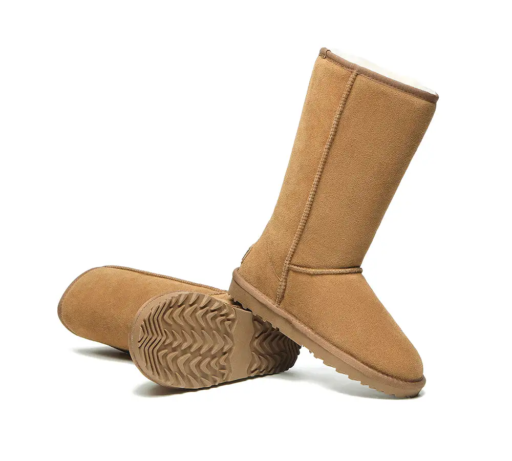 UGG Australian Shepherd Ugg Boots Double Face Sheepskin Tall Classic Suede