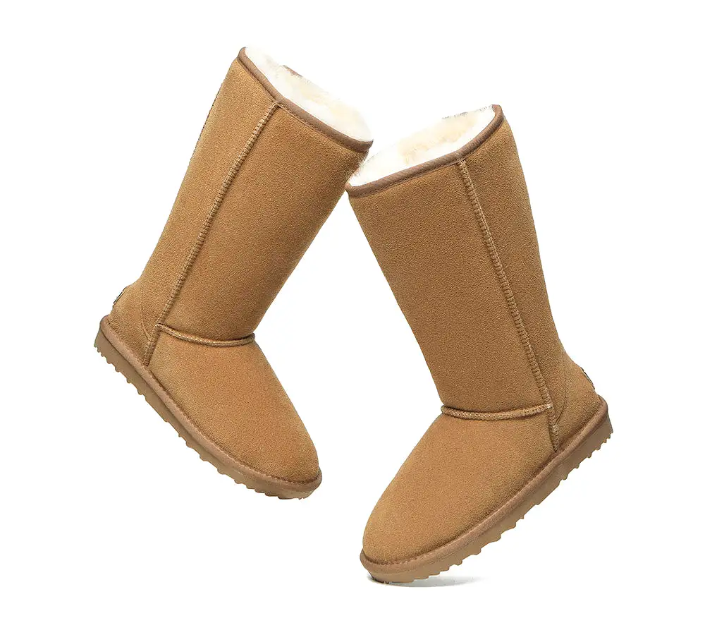 UGG Australian Shepherd Ugg Boots Double Face Sheepskin Tall Classic Suede