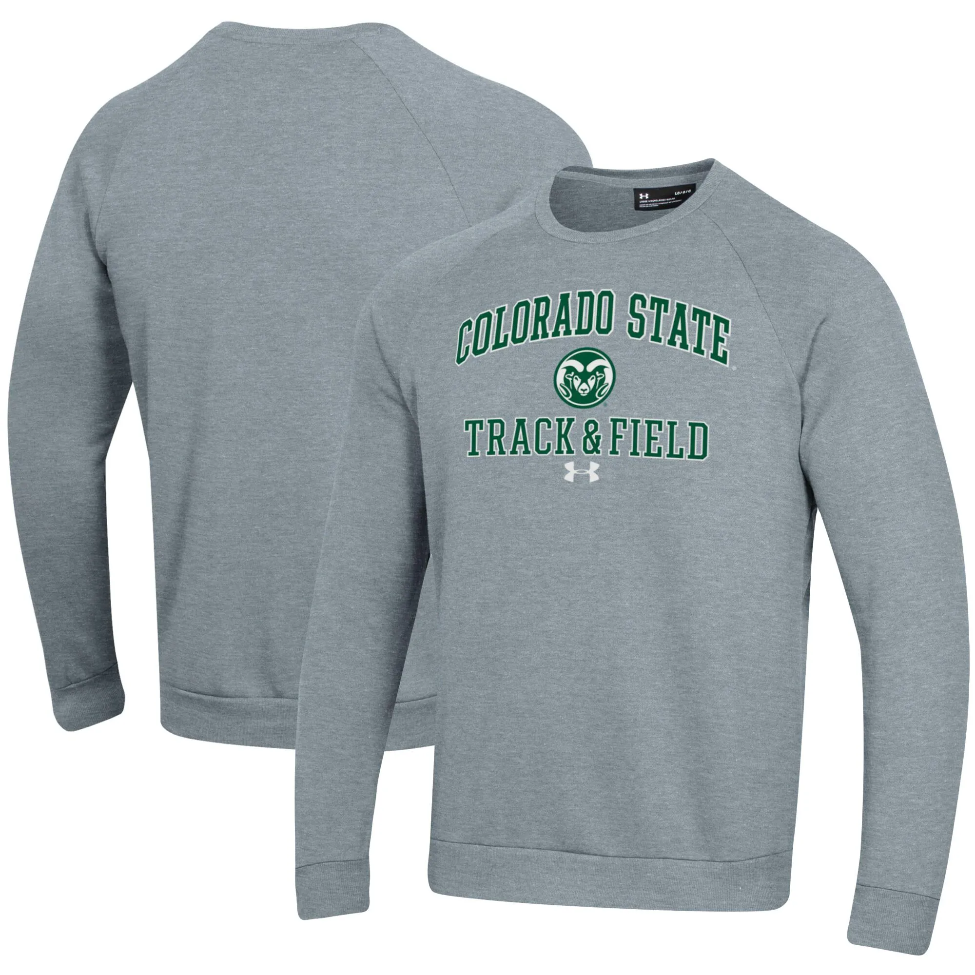 Under Armour  Colorado State Rams Gray Track & Field All Day Fleece Pullover Sweatshirt