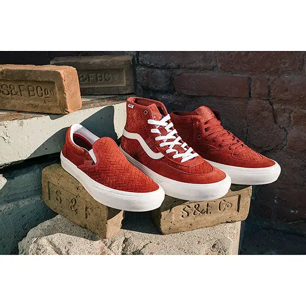 Vans x NJ Crockett High Pro Brick/White