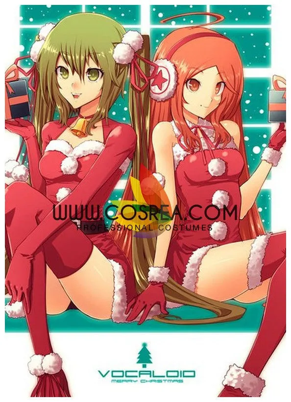 Vocaloid Miki Christmas Cosplay Costume