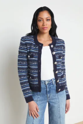 WOODSON STRIPE KNIT JACKET